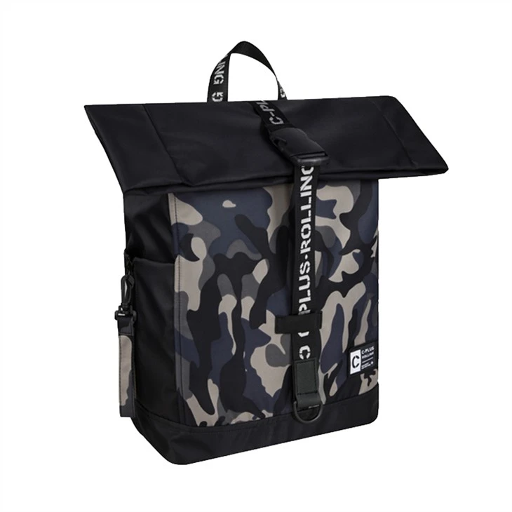 FASHION SPORTS BAG-camoflage grey