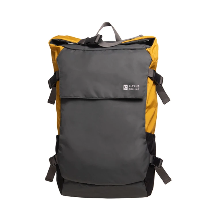 backpack for carrying tools-yellow front backpack for carrying tools-yellow front