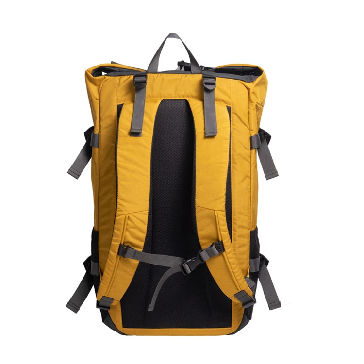 backpack for carrying tools-yellow backside backpack for carrying tools-yellow backside