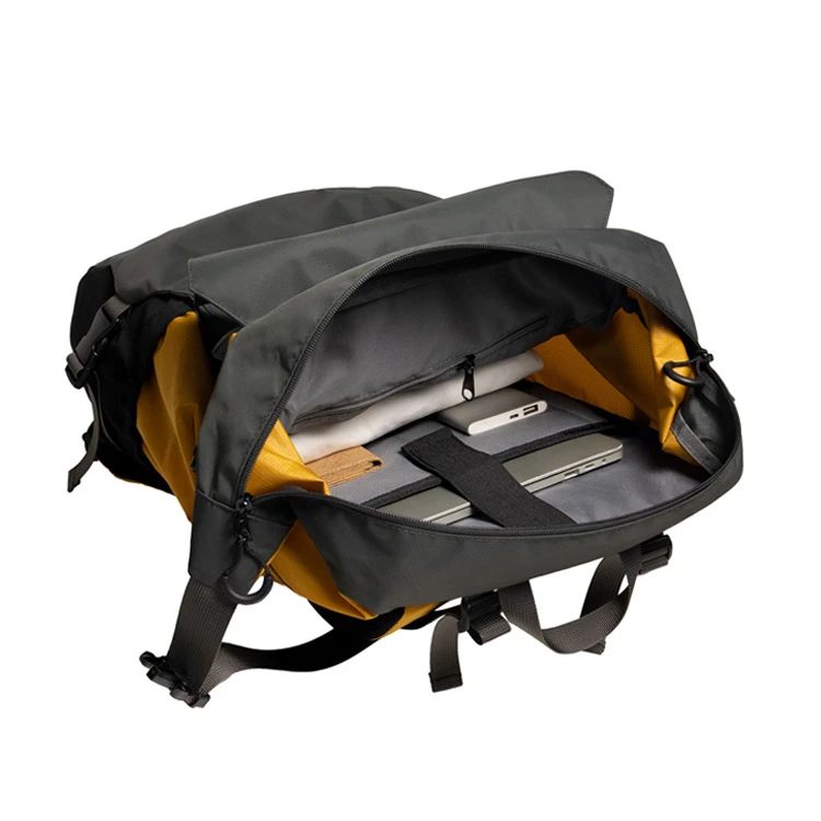 backpack for carrying tools-yellow -inside pocket backpack for carrying tools-yellow -inside pocket